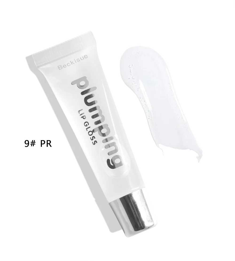 09 9 Colors Makeup Shiny Lip Gloss Crystal Jelly Lip Enhancement Liquid Lip Plumper Moisturizer Plump Volume Tint Lip Glaze TSLM1 - Цвет: 09