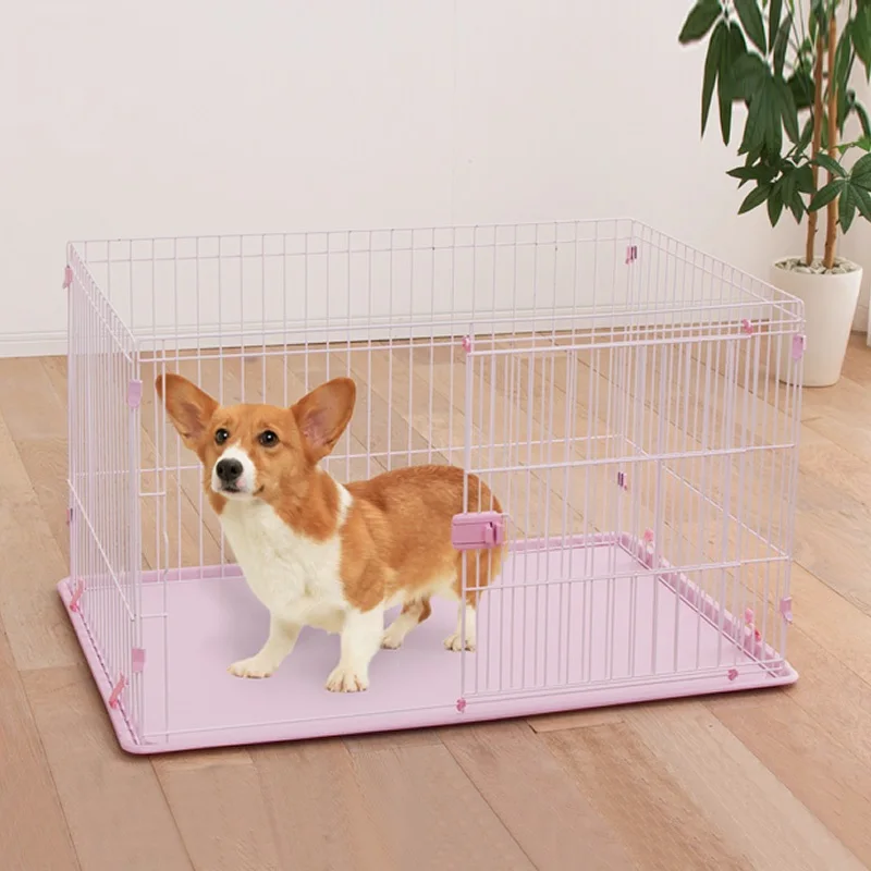 

The pet dog kennel cage pet supplies Size : 23.6 x 17.7 x 15.9 inches