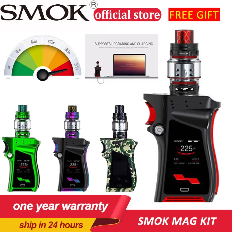 Оригинальный SMOK Mag Box Mod 225 Вт правая рука Vape электронная сигарета для атомайзера