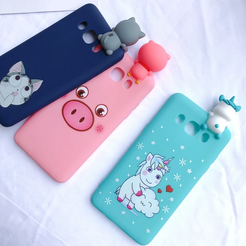 J3 J5 J7 3D чехол на samsung Galaxy J5 чехол Etui кавайный проект "Медвежонок" Единорог "силиконовый чехол для принципиально samsung J3 J5 J7 чехол