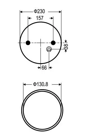 2 pcs one pair truck air spring system without piston fit to UD 53106-99200 for To-yo TRL230L |
