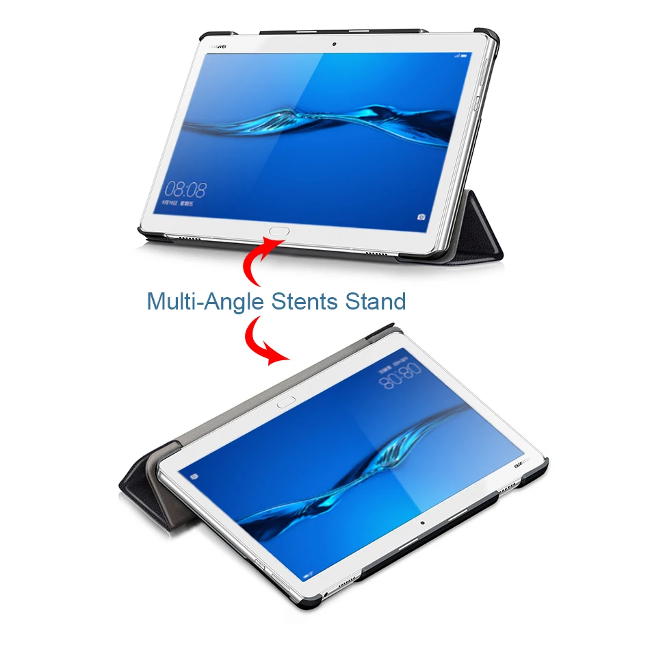 MTT мультфильм чехол с граффити для huawei MediaPad M3 Lite 10 дюймов BAH-W09 BAH-AL00 тонкий из искусственной кожи флип Смарт-Чехол протектор