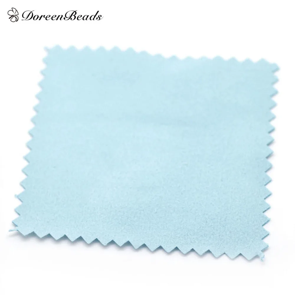 

DoreenBeads 10 PCs Silver Jewelry Cleaning Cleaner Polishing Cloth Jewelry Making tools 82x82mm (B04609)