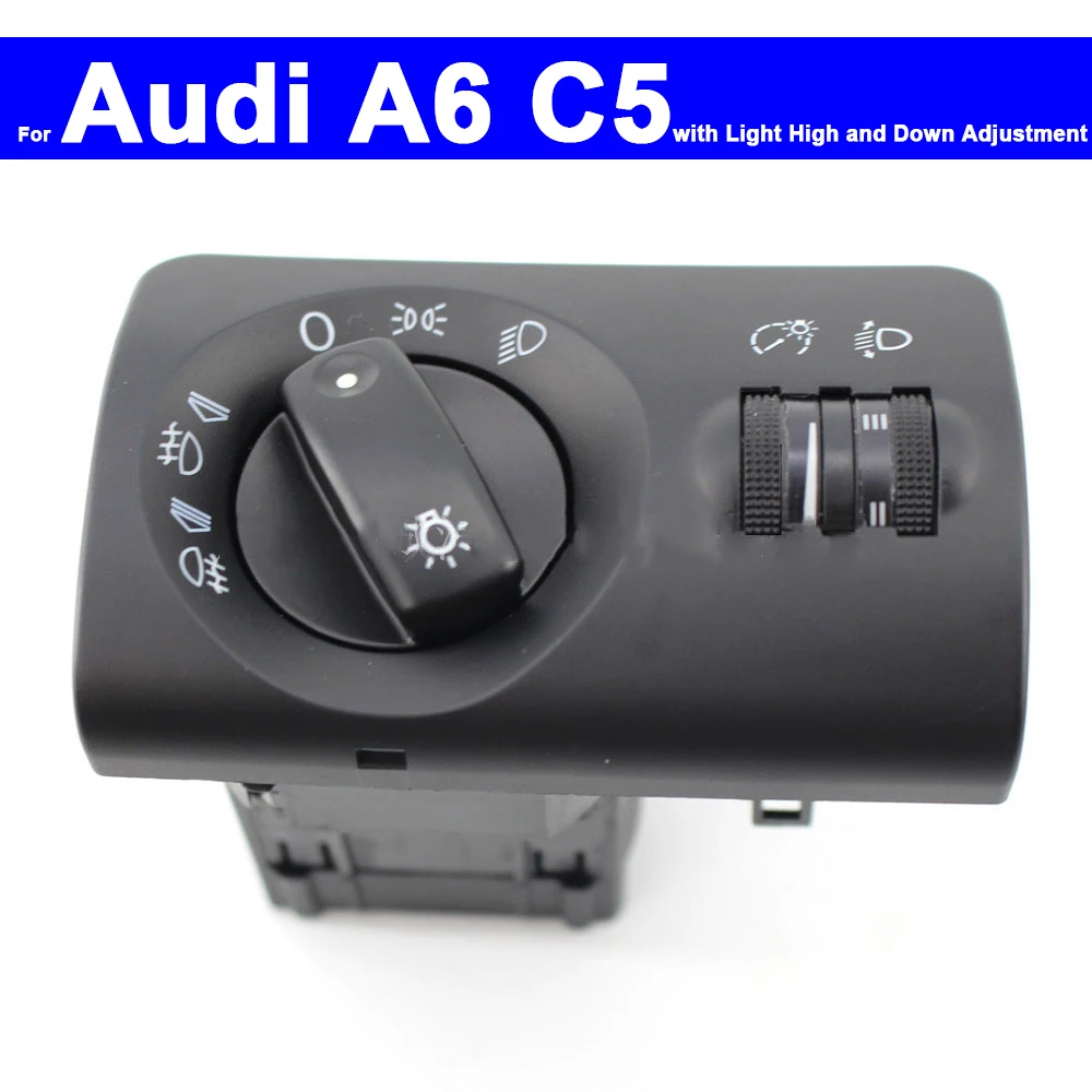 Переключатель управления головкой фары для Audi A6L C6 A6 C5 2005 2006 2007 2008 2009 2010 2011