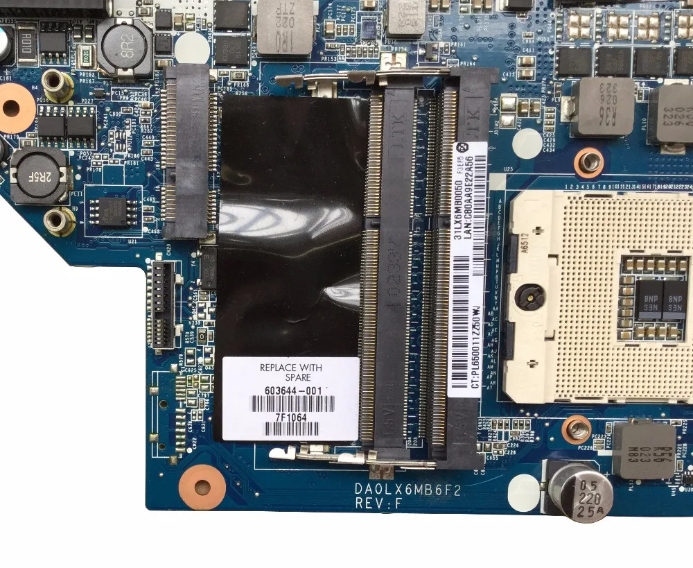 603644-001 материнская плата для hp dv6 dv6-3000 материнская плата для ноутбука ddr3 da0lx6mb6f2 da0lx6mb6f1 ТЕСТ ОК