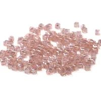twilight pink ab 100pc 2mm square shape crystal beads austria crystal cube beads loose beads necklace handmade c 1