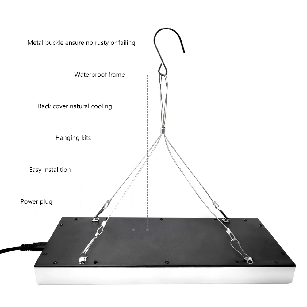 

CE ROHS 25W 45W Full Spectrum Panel LED Grow Light AC85~265V Greenhouse Horticulture Grow Lamp for Indoor Plant Flowering Growth