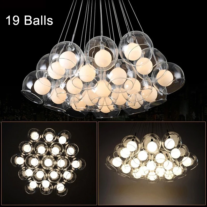 Modern Led glass pendant lights for dining living room bar AC85-265V G4 Bulb hanging lamp fixtures free shipping | Лампы и освещение