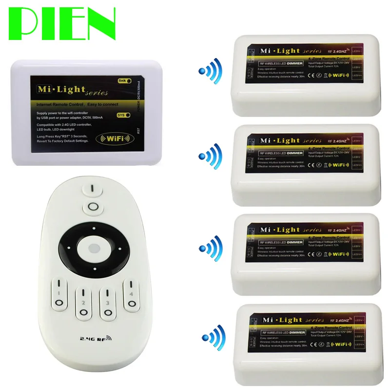 Пульт дистанционного управления для светодиодной ленты 4 шт. Одноцветный 2 4G RF