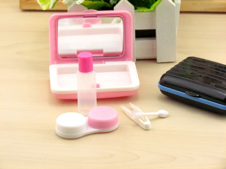 LIUSVENTINA милый чехол для контактных линз в форме чемодана контейнер коробка |