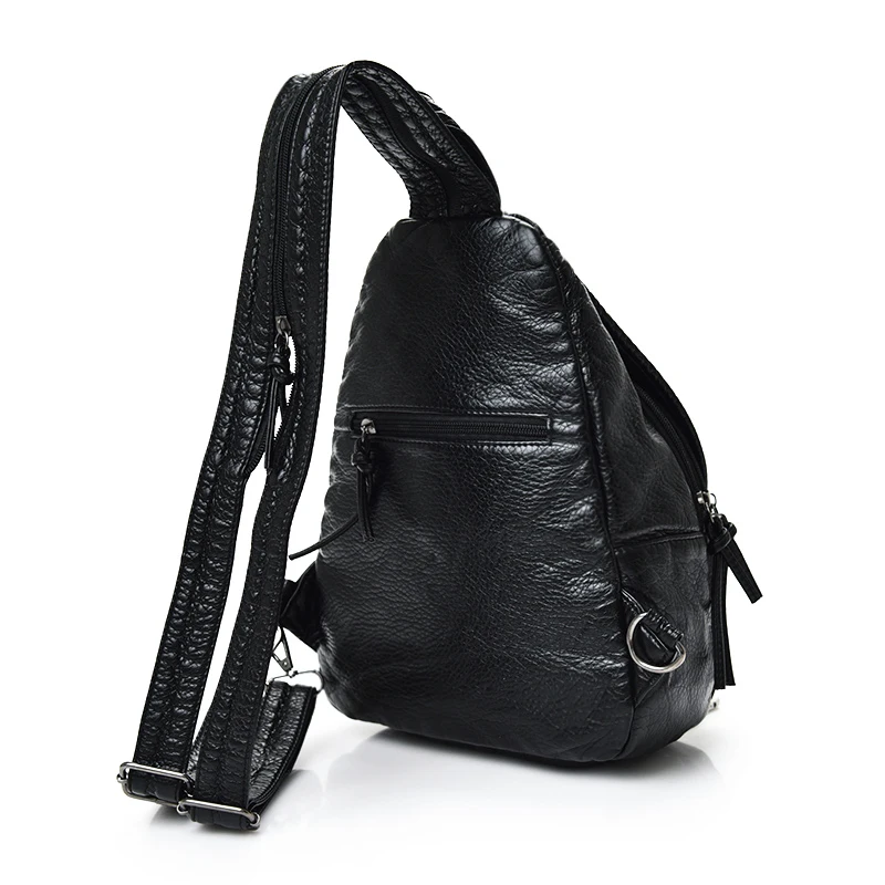 HENGJIALI 2017 Women Backpacks Washed PU Leather Softback Embossing Interior Compartment Packbacks Bags For Teenage Girls | Багаж и сумки
