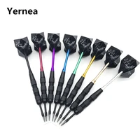 yernea high quality 3pcs steel tip darts 20g professional dart indoor sports entertainment variety colors shafts pet dart flight