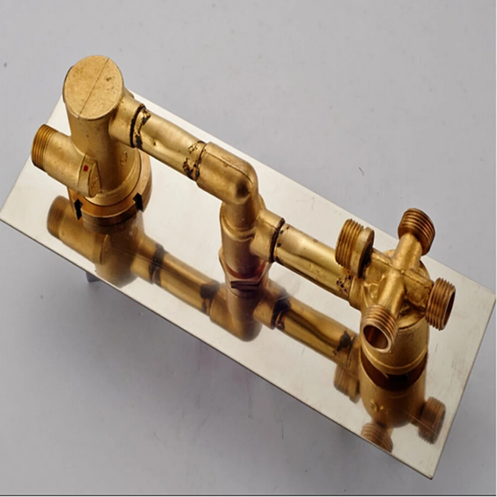 Uythner современный светодиодный меняющий цвет водопад 22 дюйма душевая головка