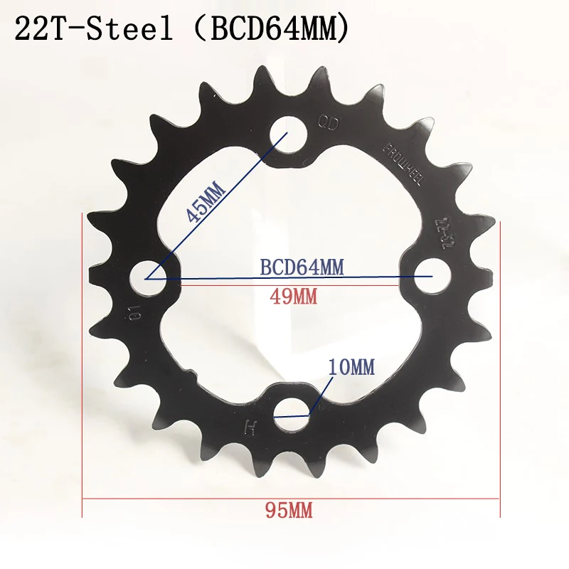 40T30T22 7/8/9 скоростные горные велосипеды MTB шатун для дорожного велосипеда диск цепь