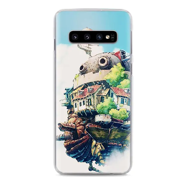 Чехлы для телефона Studio Ghibli Howl's Moving замок для samsung Galaxy S8 S9 S10 Plus S10e M10 M20 M30 A10 A30 A50 Жесткий Чехол для задней панели ПК - Цвет: 03
