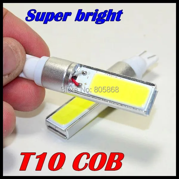 50 шт. автомобильный светодиод cob W16W T10 W5W led белый t10 h1 h3 10 Вт COB для парковки