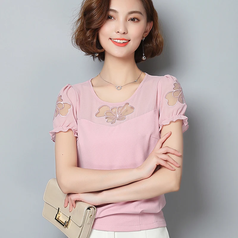 Лидер продаж Для женщин блузка рубашка Новинка 2017 года поступления летние