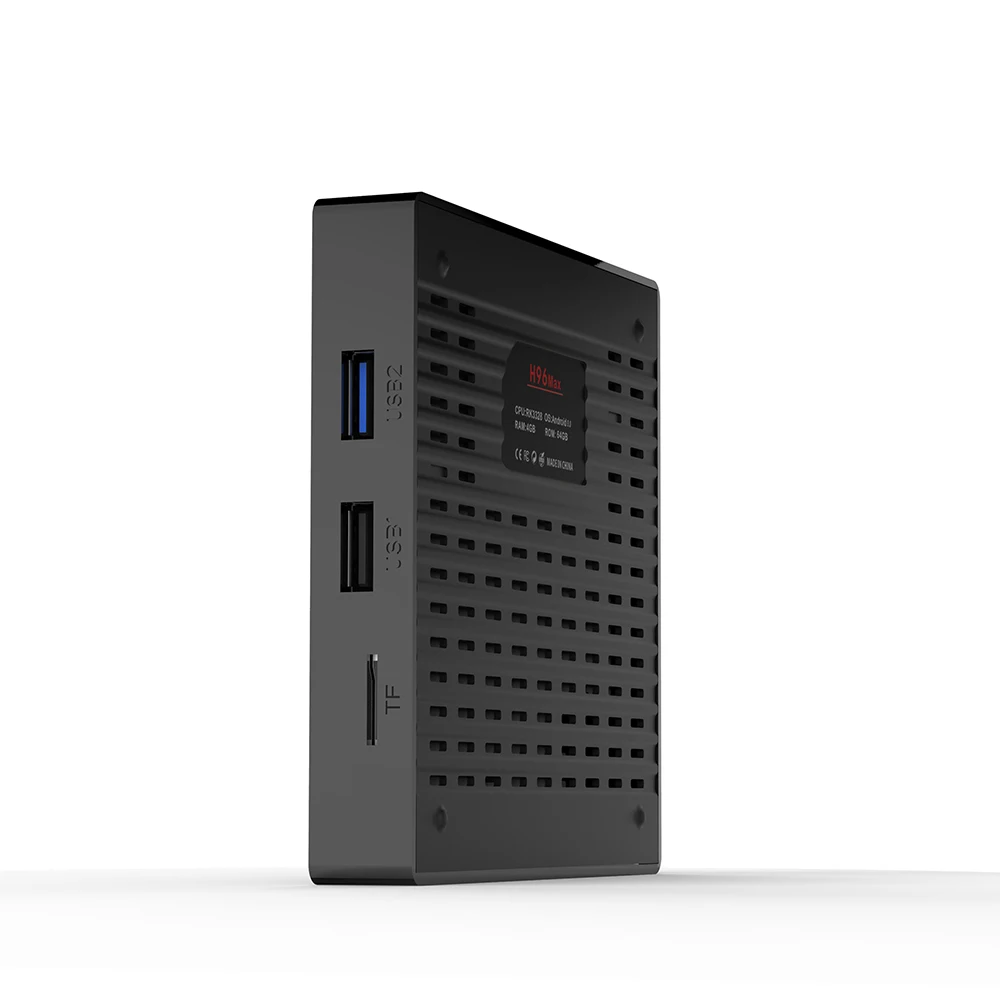 H96 MAX + ТВ коробка RK3328 Quad-Core Декодер каналов кабельного телевидения Android 8 1 4K/3D