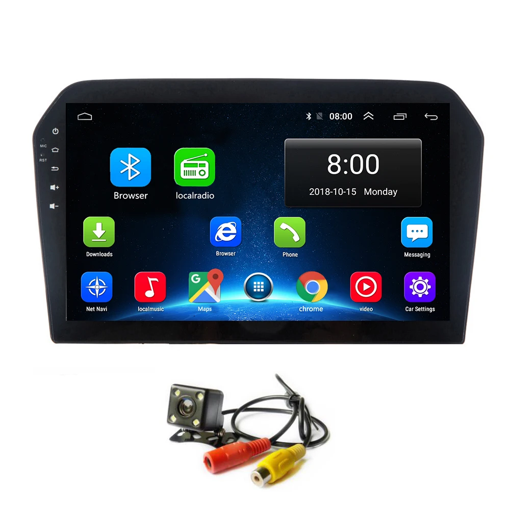Android 8 1 Автомобильный GPS Радио Стерео Navi для Volkswagen Jetta 2013 + видео головное