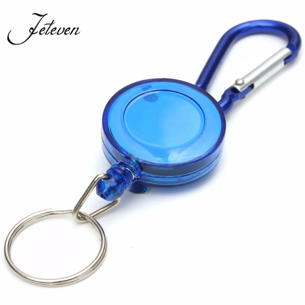 Многофункциональный многоцветный брелок для ключей выдвижной держатель ID карты