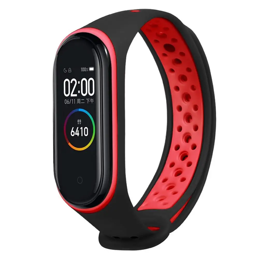 Сменный ремешок на запястье для Xiaomi Mi Band 4 спортивный стиль новый дизайн легкий
