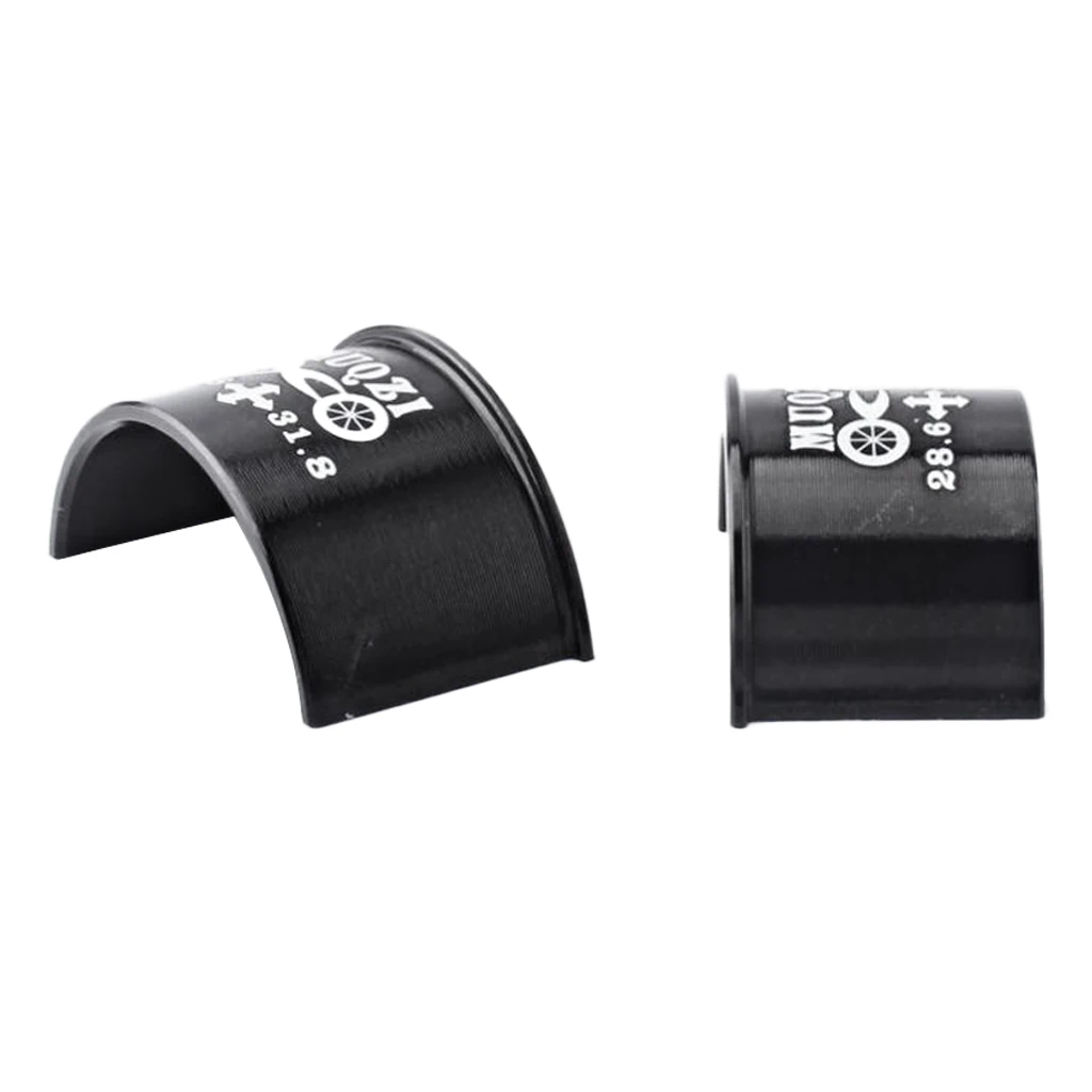 MTB Bike Bicycle Handlebar Shim Convert 28.6mm to 31.8mm Stem Reducer Adaptor Black | Спорт и развлечения