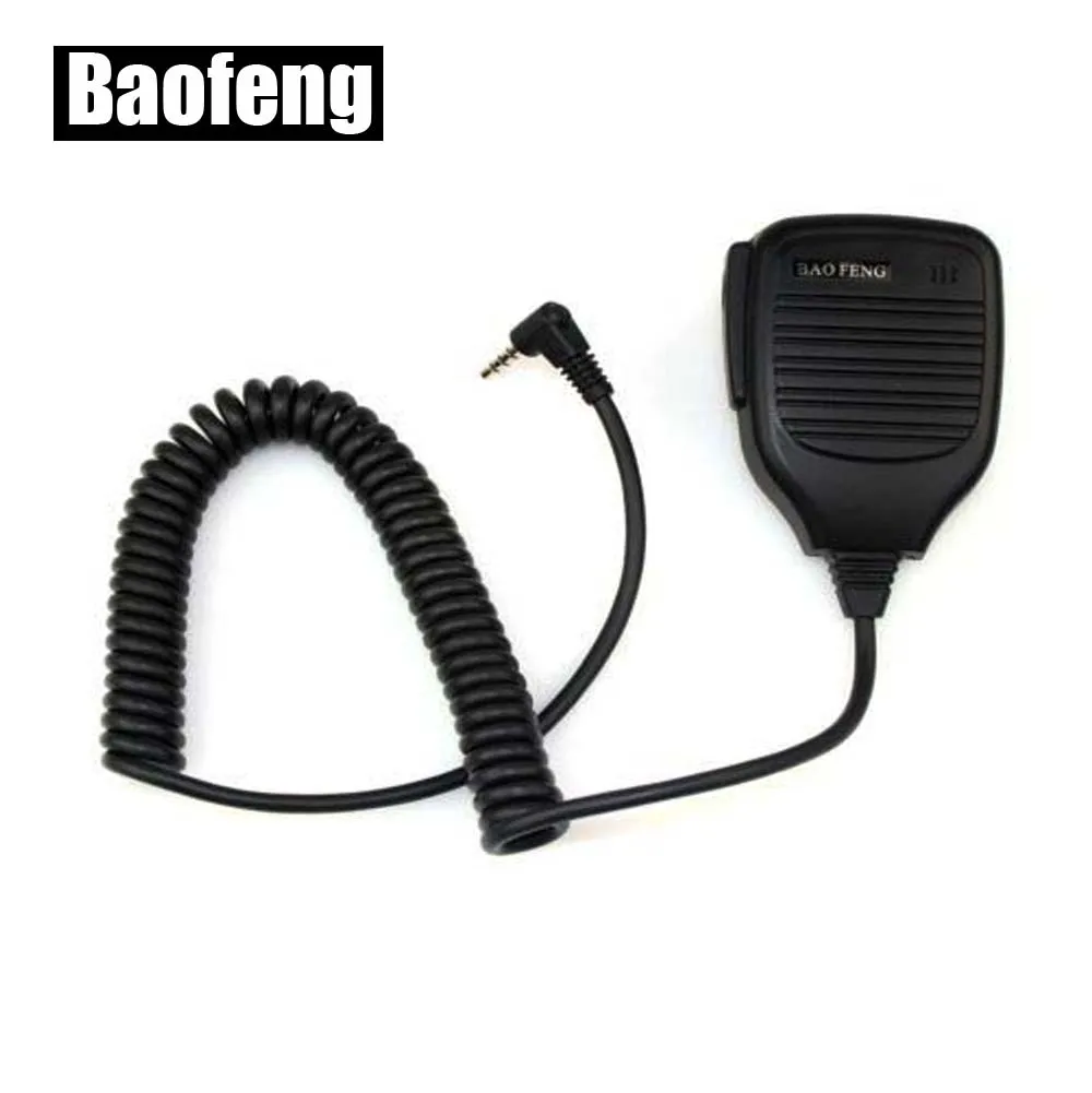XQF 10PCS  Handheld Microphone Speaker Mic For Baofeng UV-3R Walkie Talkie Remote Speaker Microphone