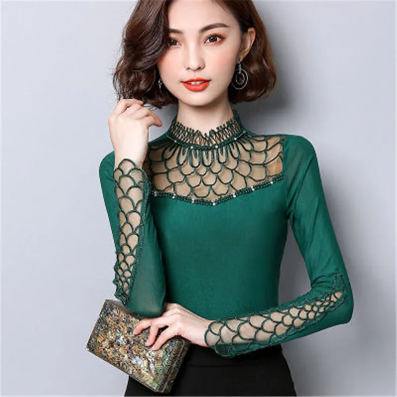 Блузка женская с длинным рукавом осень 2018 ZY4228|top elegant|women blouseswomen blouse shirt | - Фото №1