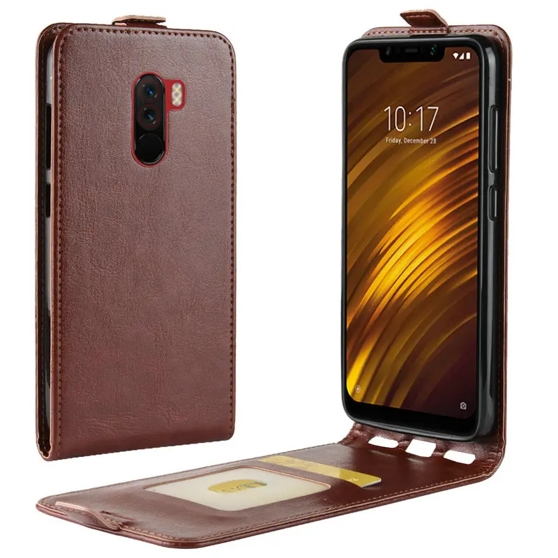 for Xiaomi Pocophone F1 WIERSS Flip Leather Case Poco Retro Wallet Cover Cases Fundas&gt | Мобильные телефоны и