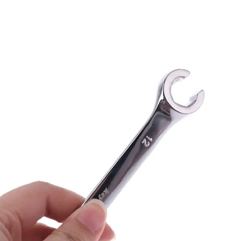 2Pcs 10x12mm 12x14mm Flare Nut Wrench Brake Pipe Spanner Set Six Point Socket Tools For Vehicle Repairing | Автомобили и
