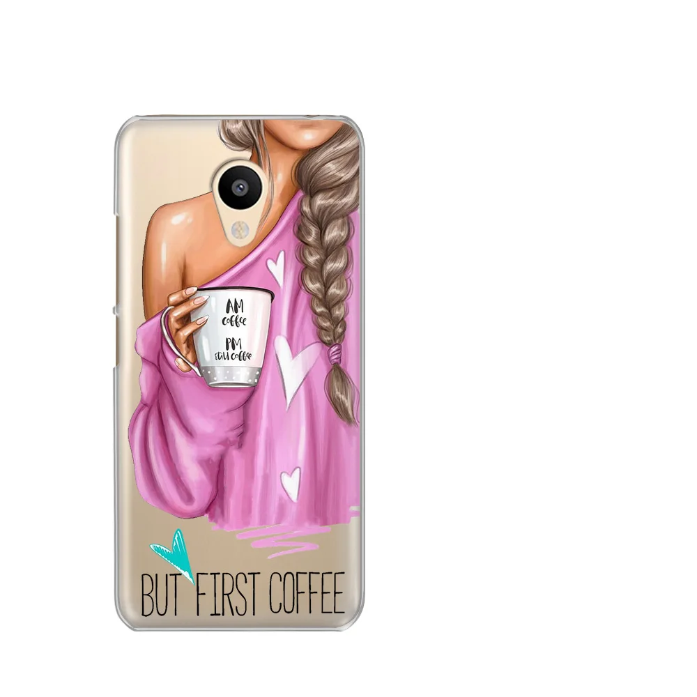 Чехол для Meizu Pro7 U20 U10 M6 5 Note M5S 5C M3s 3Note Pro 6 Coque Etui роскошный черный коричневый волос