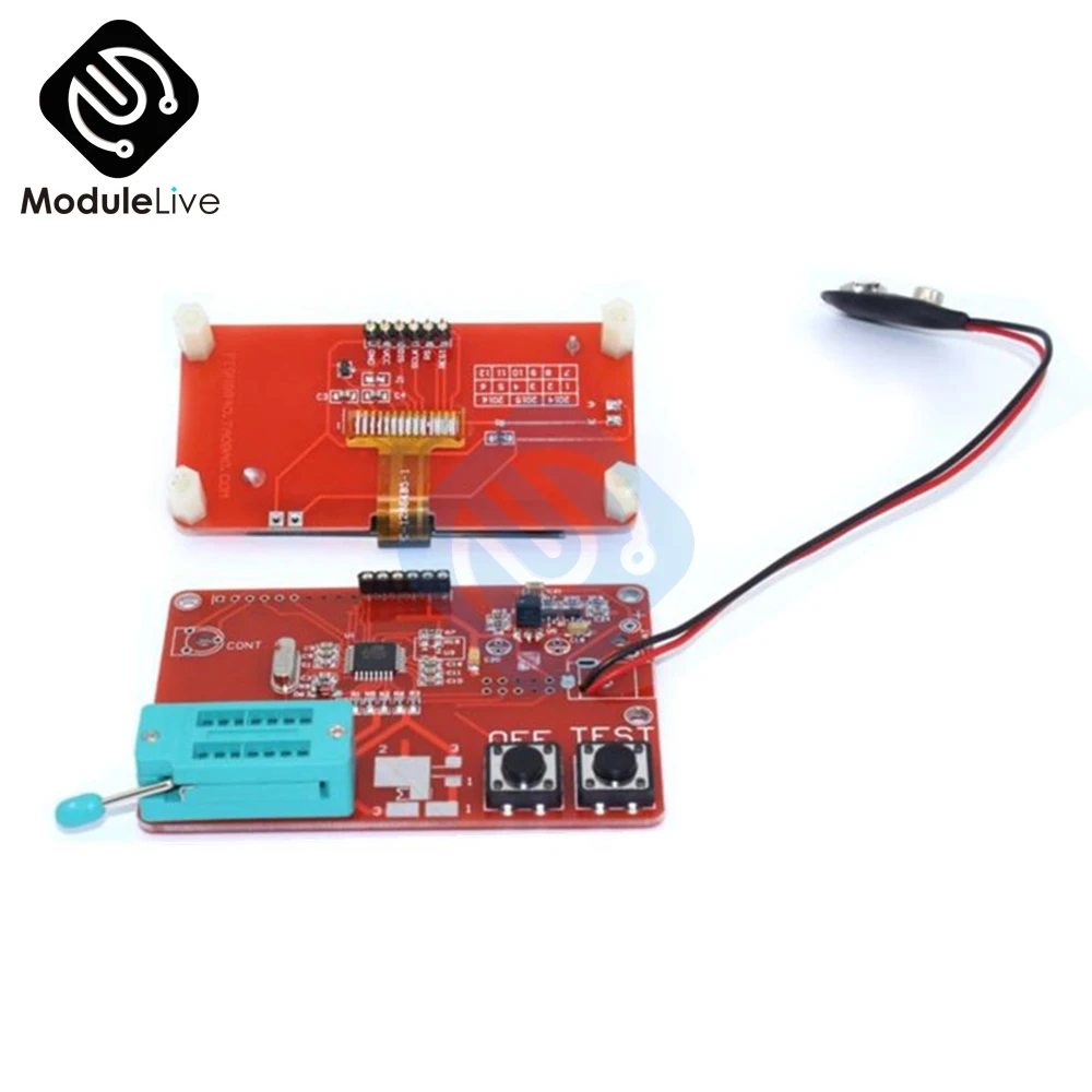 LCR T5 ATmega328 микроконтроллер транзисторный диодный Тестер Цифровой 12864 ЖК дисплей