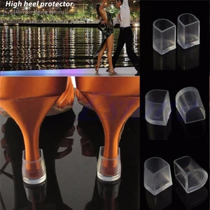 Aohaolee 1 паралот, Силиконовая защита на шпильках, нескользящий каблук-шпилька для латинских танцев, чехлы для танцев, заглушки на каблуке для свадебных торжеств