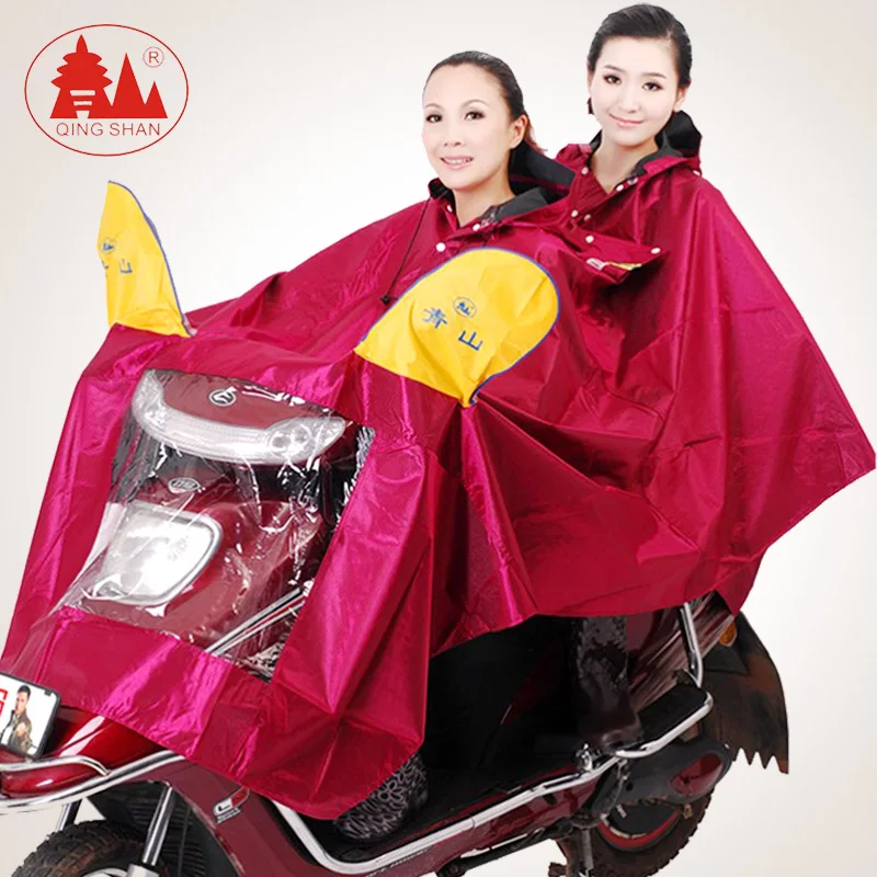 Aoyama raincoat motorcycle electric cars poncho double thickening increase adult Oxford Buti flowers | Аксессуары для одежды