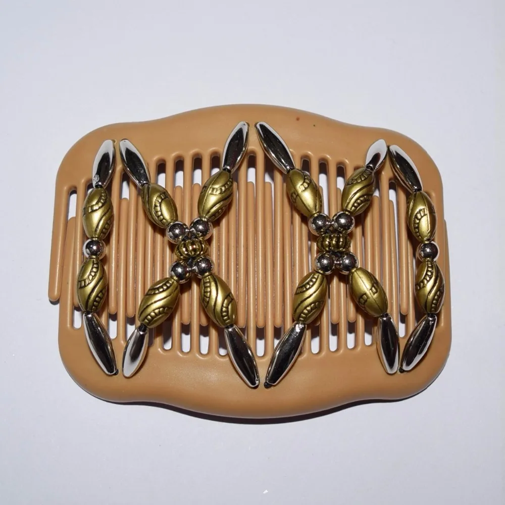 20 шт./лот Серебряный и Золотой блестящий Рождественский волшебный гребень