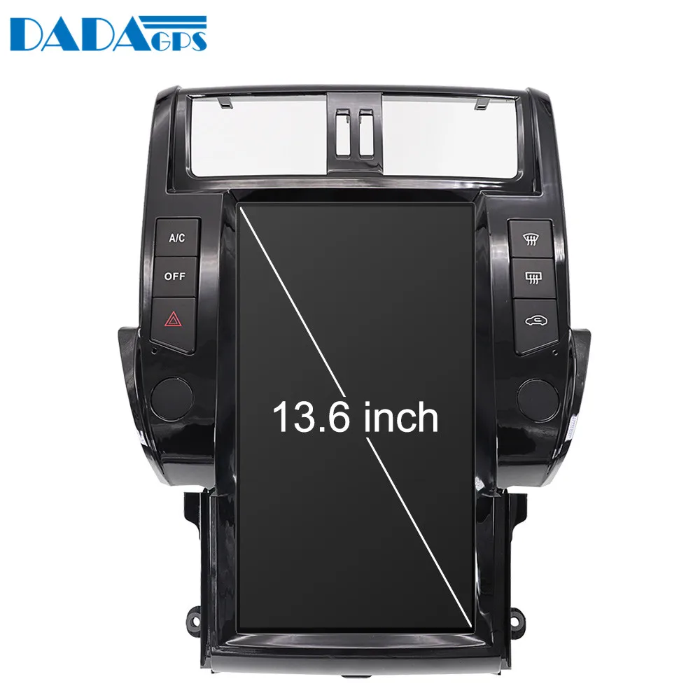 13,6 ''Tesla Android 8,1 Автомагнитола для TOYOTA Land Cruiser Prado 150 2010-2013 gps навигация Голосовое управление встроенный CARPLAY