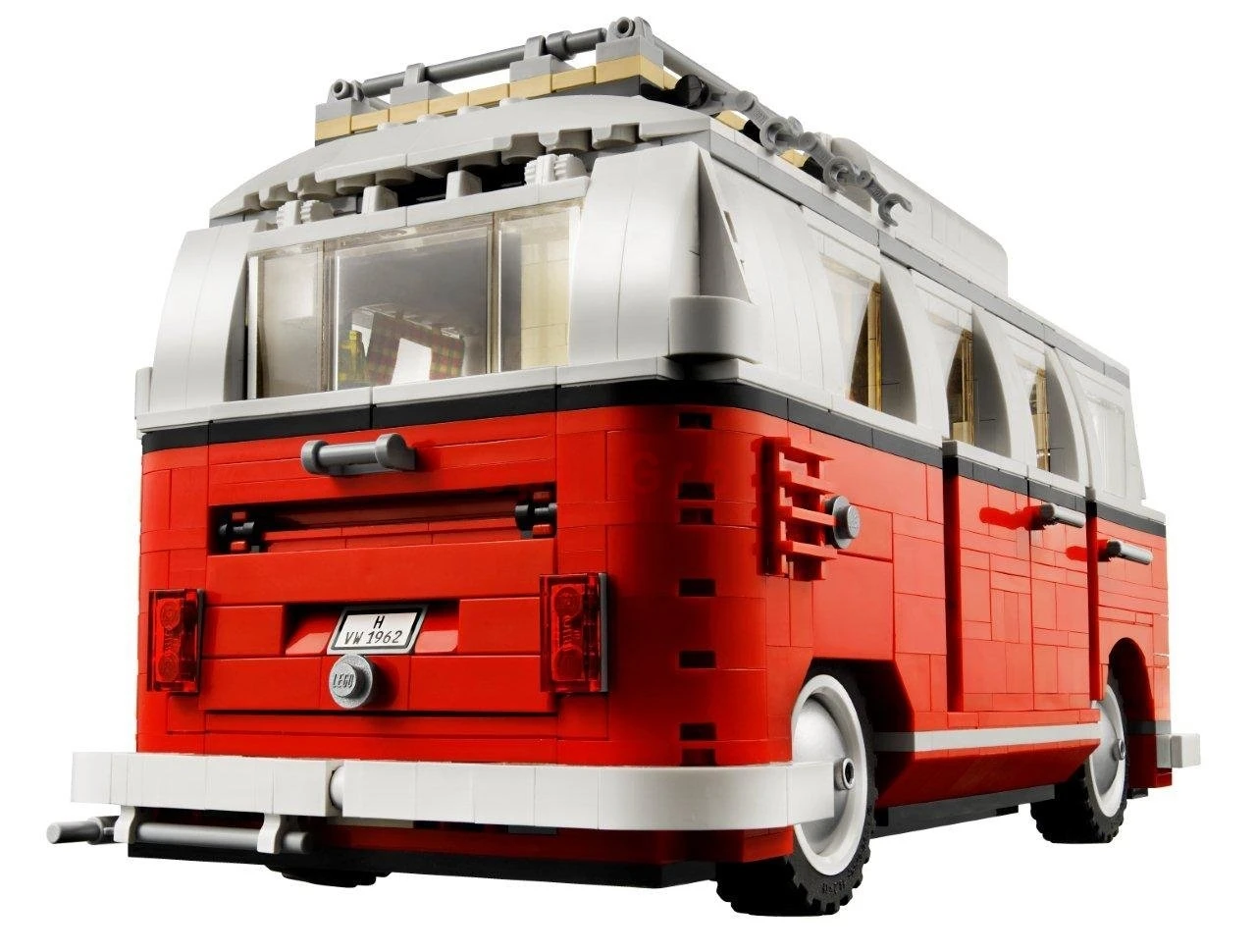 LP 20021 technic наборы планшетный трейлер 21001 Volkswagen T1 Кемпер Ван модель строительные