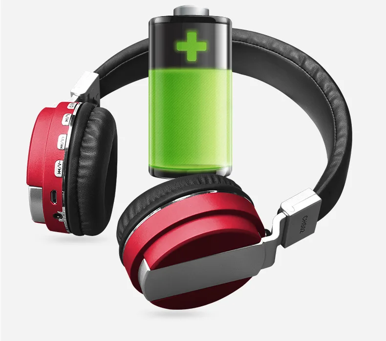 Kappice Bluetooth беспроводные наушники Складная гарнитура с басами и встроенным микрофоном для смартфона