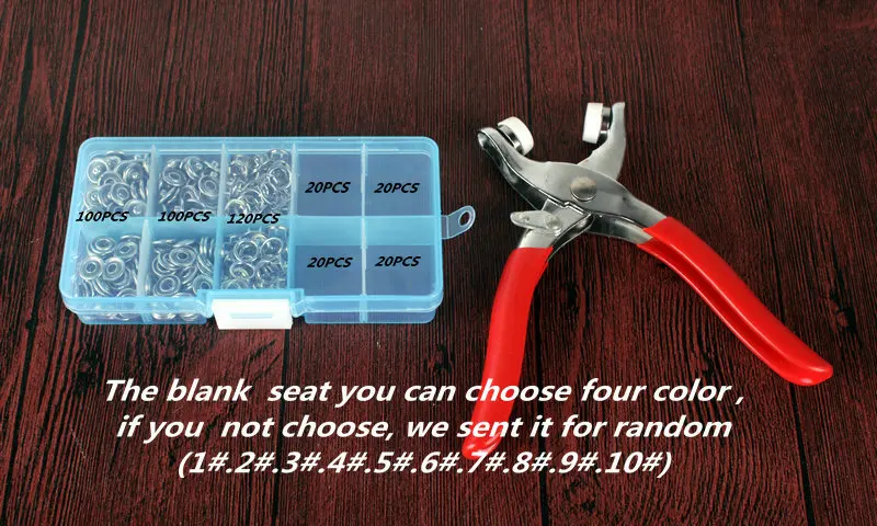 Высококачественный ручной зажим для установки кнопок люверсов обманок|button