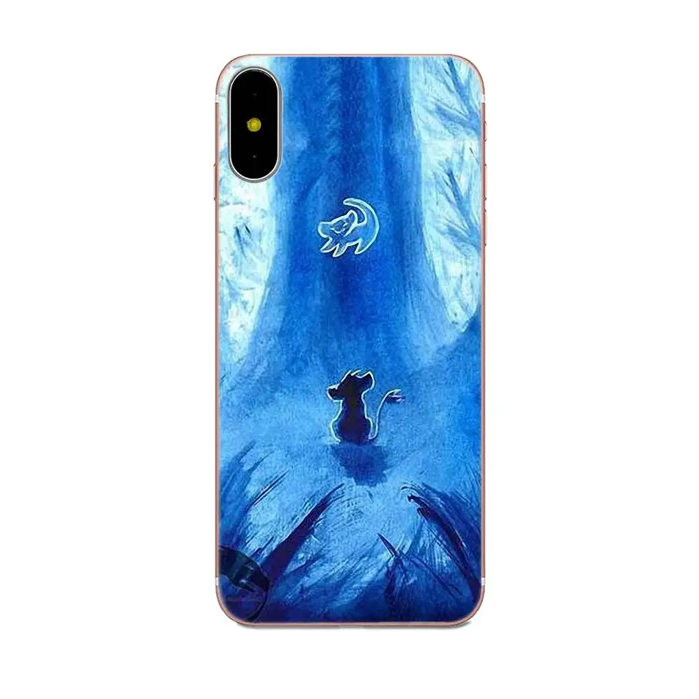 Cartoon Lion King For Apple iPhone X XS Max XR 4 4S 5 5C 5S SE 6 6S 7 8 Plus Cute Phone Cases | Мобильные телефоны и