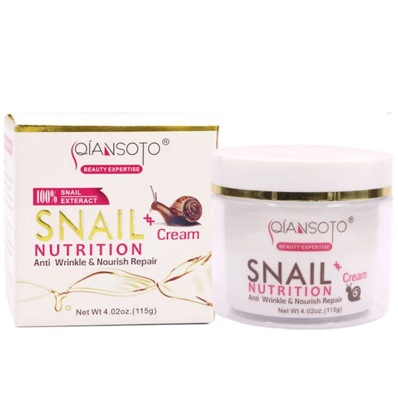 

115g Snail Face Cream Anti Aging Anti Wrinkle Day Cream Night Cream, for Moisturizer Dry Skin Repair Fine Lines Snail Face Cream