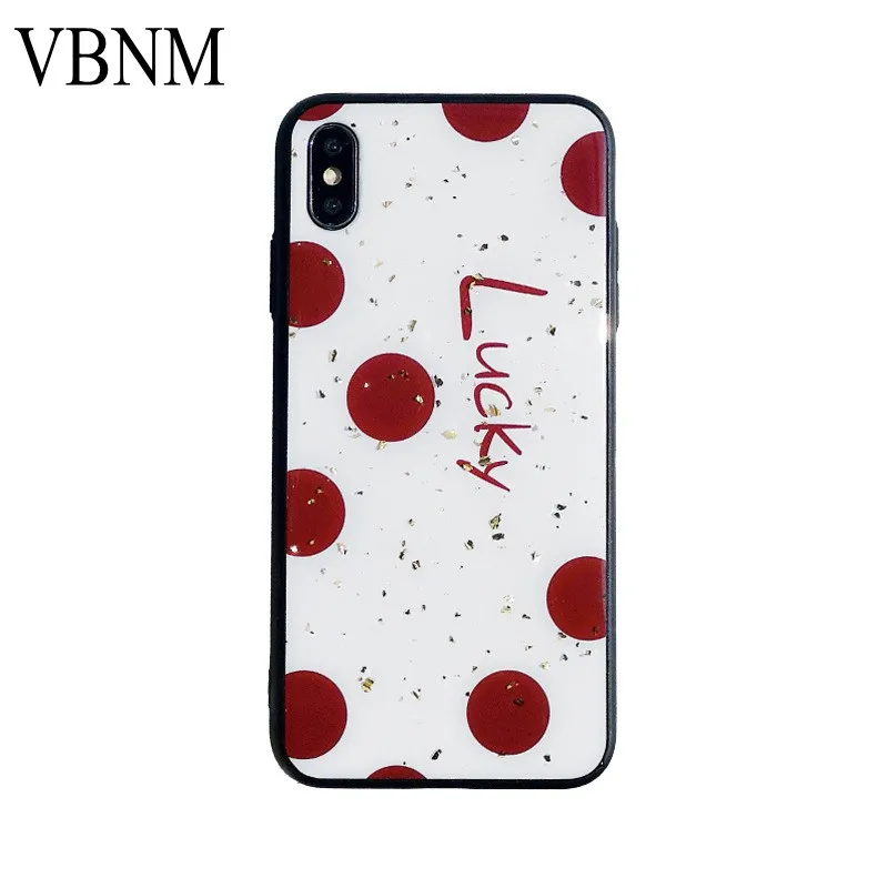 Lucky Gold фольга Bling винно-красный волнистый чехол для iPhone X XS Max XR мягкий TPU 7 8 6 6s Plus