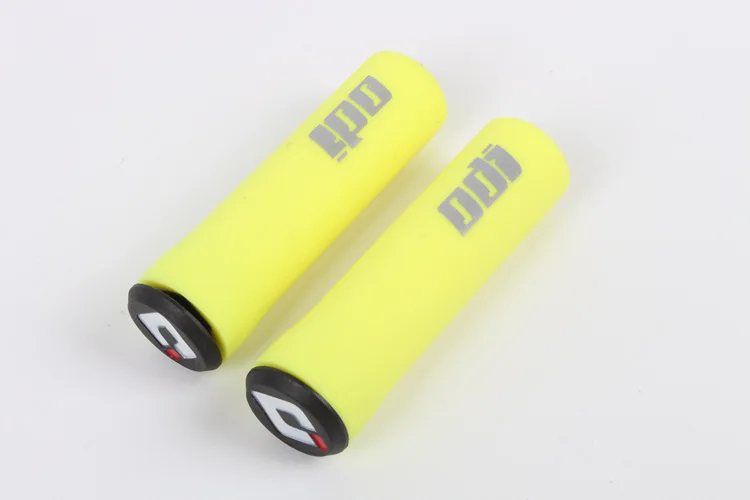 yellow Детская рукоятка ODI велосипеда MTB силиконовые рукоятки для руля мягкие рукоятки для горного велосипеда - Цвет: yellow