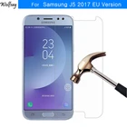 2pcs для экрана протектор для Samsung Galaxy J5 2017 Закаленное стекло для Samsung Galaxy Glass J5 +2017 Защитная пленка J530F  DS J530