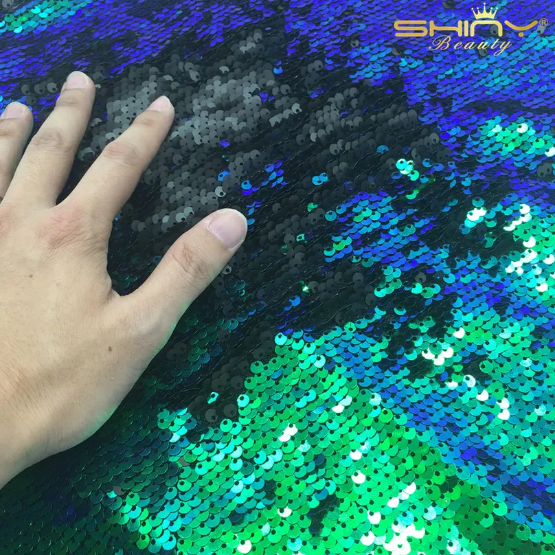 На заказ 1 размер 4 способа обратимая ткань с блестками для платья