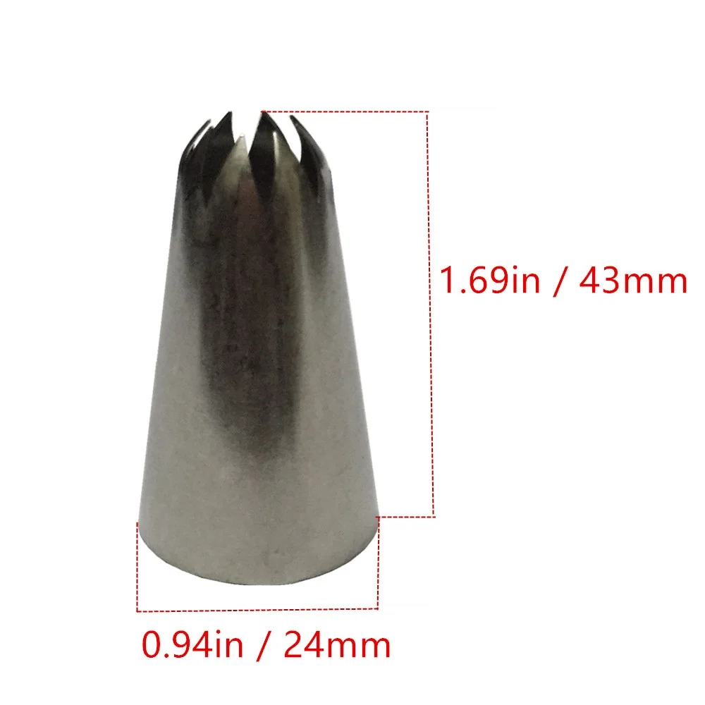 3 шт./компл. насадки из нержавеющей стали для глазировки цветов Кондитерские