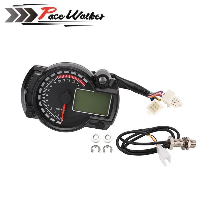 2016 2017 15000rpm modern RX2N similar LCD digital Motorcycle odometer speedometer adjustable MAX 299KM/H|speedometer adjustment|motorcycle