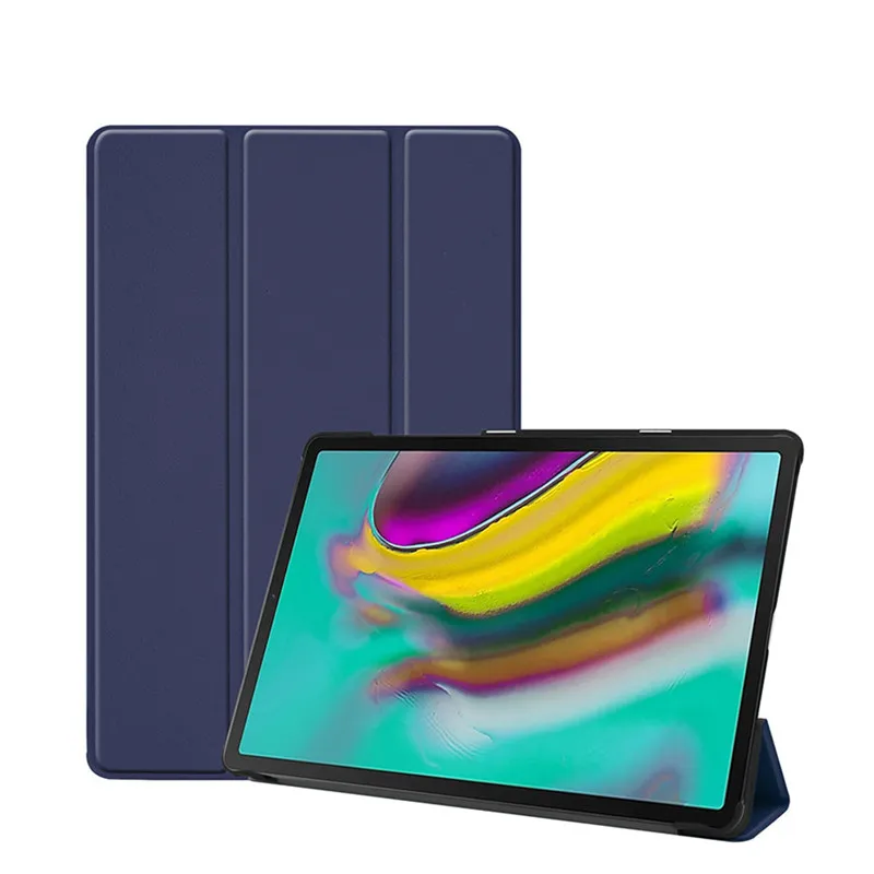 

For Samsung Galaxy Tab S5e 10.5 2019 T720 T725 720 725 SM-T725 SM-T720 Tablet Case Custer Fold Stand Bracket Flip Leather Cover