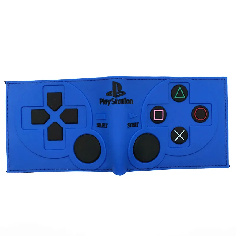 Игровой playstation 4 кошелек с карманом для монет ID держатель для карт 3D сенсорный ПВХ короткий кошелек для молодых portefeuille homme& femme - Цвет: MW06153