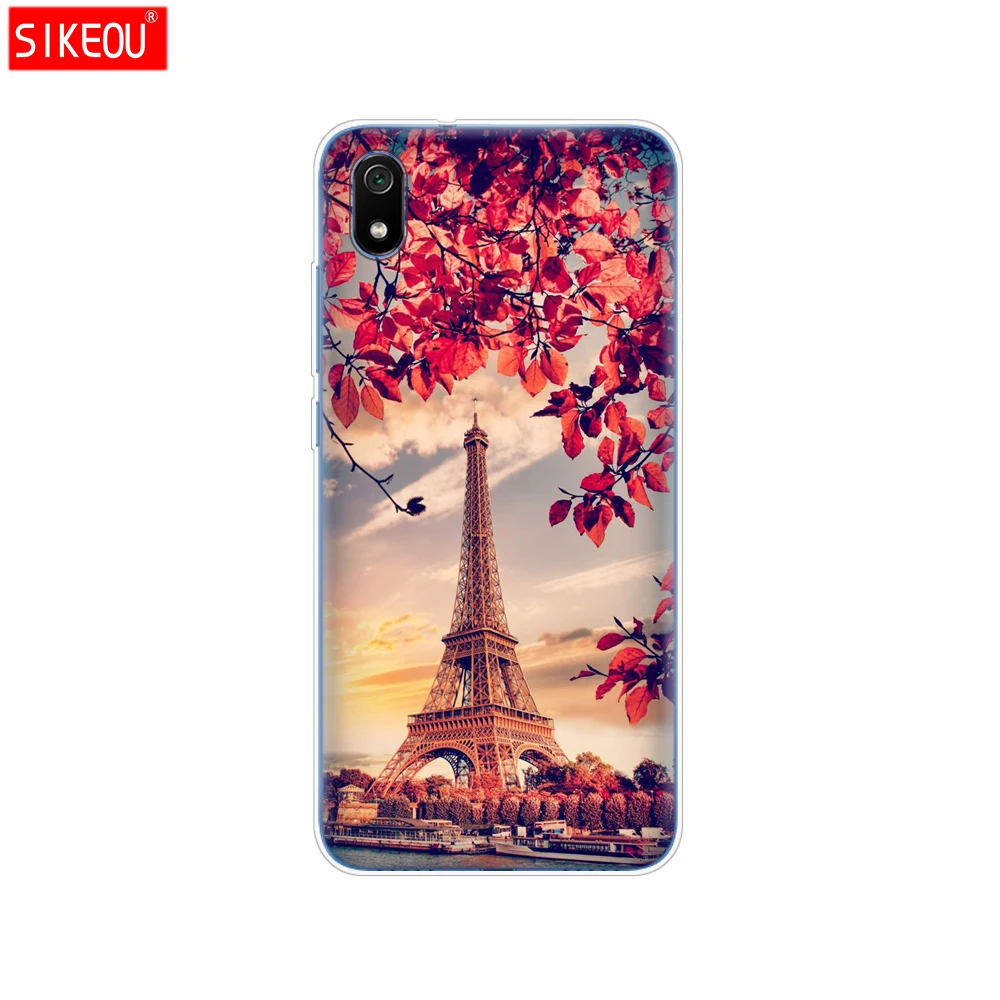 Силиконовый чехол для xiaomi redmi 7a, чехлы с полной защитой, мягкая задняя крышка из ТПУ для redmi 7 a, бампер hongmi 7a, чехол для телефона - Цвет: 12071